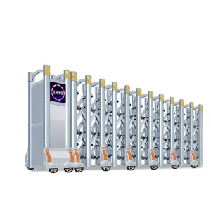 Factory Aluminum Alloy Suspension Telescopic Gate with Electric Automatic Remote Control for School and Business Parks