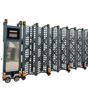 Factory Automatic Anti-theft Electric Telescopic Gate with Remote Control for Schools
