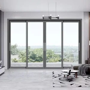 Factory Balcony Aluminum Frame Terrace Glass Sliding Door Customized