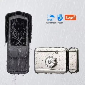 Factory Custom Biometric Fingerprint Access Smart Door Lock for Home Use