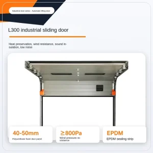 Factory Custom Electric Industrial Sectional Overhead Door Automatic Insulated Lifting Door for Warehouse Workshop Loading Dock