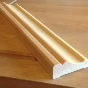 Factory Custom Pine, Poplar and Paulownia Solid Wood Door Casing Architrave Trim, Painted or Unfinished