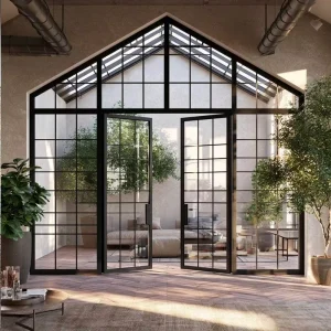 Factory Custom Tempered Glass Living Room Bedroom Bathroom Kitchen Balcony Commercial Swing Door
