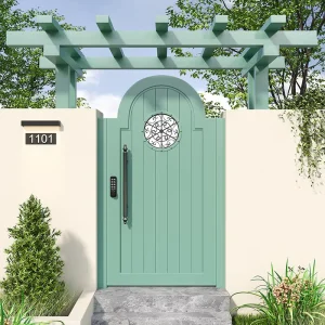 Factory Customization Garden Courtyard Gate Homestay Villa Main Gate Stainless Steel Outdoor Single or Double Opening Fence Gate