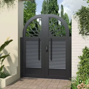 Factory Customization Garden Courtyard Gate Homestay Villa Main Gate Stainless Steel Outdoor Single or Double Opening Fence Gate