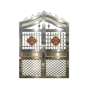 Factory Customized Outdoor Stainless Steel Courtyard Gate Finished Garden Door for Villa