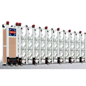 Factory-Designed Electric Retractable Aluminum Alloy Sliding Entrance Gate