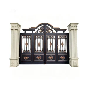Factory Direct 304 Stainless Steel Courtyard Gate for Rural House and Villa Entrance Door