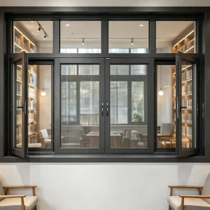 Factory Direct Aluminium Sliding Window Integrated Mosquito Net for Residential Villa