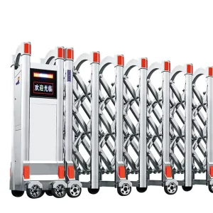 Factory Direct Aluminum Alloy Automatic Retractable Telescopic Anti-Theft Security Gate for Home and School