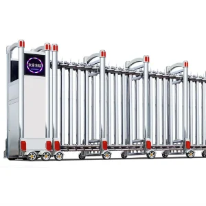 Factory Direct Aluminum Alloy Electric Folding Retractable Composite Driveway Gate