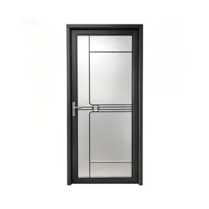 Factory Direct Aluminum Alloy Glass Swing Door for Shower Room Hotel Rental House