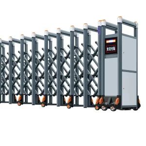 Factory Direct Automatic Collapsible Sliding Electric Retractable Gate for Outdoor Use