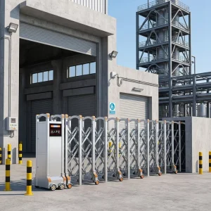 Factory Direct Automatic Telescopic Retractable Aluminum Alloy Anti-Theft Security Gate for School, Home