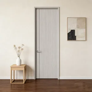 Factory Direct Commercial Project CPL Polymer Silent Door Sound Insulation for Bedroom Villa Living Room Office Side Opening
