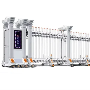 Factory Direct Custom Aluminum Electric Folding Retractable Driveway Gate with Remote Control