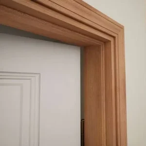 Factory Direct Custom Solid Wood Door Casing Manufacturer OEM Wooden Door Trim Moulding for Interior Decoration