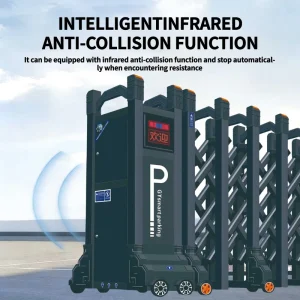 Factory Direct Electric Retractable Aluminum Alloy Automatic Sliding Gate for Industrial and Warehouse Use