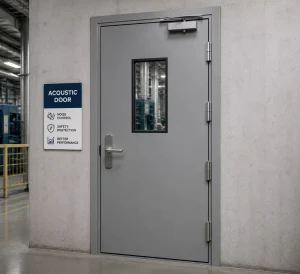 Factory Direct Fireproof Soundproof Door Industrial Acoustic Door Workshop Noise Control Sound Insulation