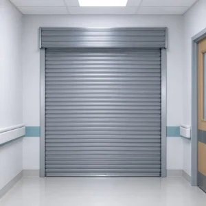 Factory Direct Galvanized Steel Fire Shutter Rolling Door Motorized for Industrial Workshop