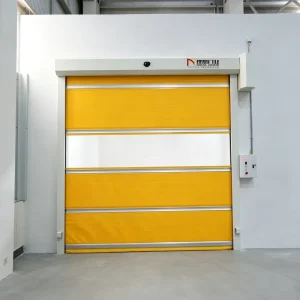 Factory Direct Industrial PVC High Speed Waterproof Automatic Roller Shutter Door with Transparent Window for Warehouse Workshop