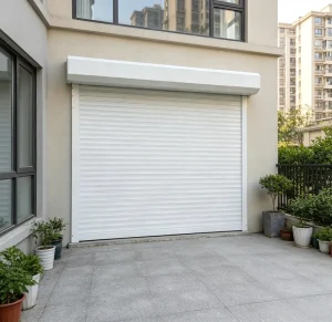 Factory Direct Insulated Aluminum Rolling Shutter Door for Residential Garage Entry, Remote Control