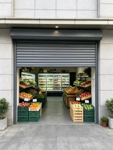 Factory Direct Motorized Aluminum Roller Shutter Door for Warehouse Entry, Security Shutter