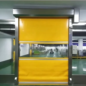 Factory Direct PVC Industrial Roller Shutter Door for Outdoor Workshops and Warehouses High-Speed Windproof Remote-Controlled