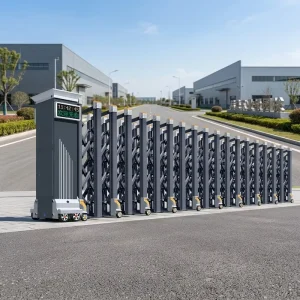 Factory Direct Sale Outdoor Automatic Collapsible Sliding Electric Retractable Gate