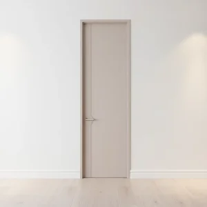 Factory Direct Sliding Door CPL Solid Wood Composite Soundproof Interior Door for Villa Hall Bedroom Entry Doors for Hotel