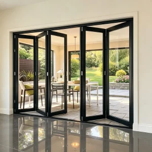 Factory Direct Slim Frame Aluminum Interior Door Noise Reduction Glass Door for Modern Home Living Room Partition