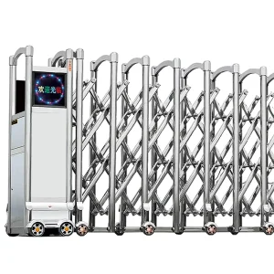 Factory Direct Stainless Steel Electric Outdoor Automatic Collapsible Sliding Gate
