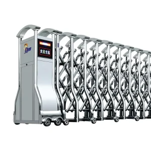 Factory Direct Stainless Steel Electric Retractable Automatic Collapsible Sliding Gate