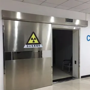 Factory Direct Stainless Steel Radiation Proof Automatic Door Clean Room Swing Double Steel Door Automatic Door