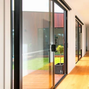 Factory Direct Thermal Break Glass Adjustable Quality Hurricane Impact Horizontal Aluminium Sliding Door for Patio