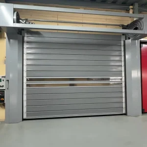 Factory Direct Turbo Spiral Hard High-Speed Insulated Windproof Automatic Roller Shutter Door with CE Certificate