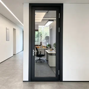 Factory Fog-Proof Floor Double-Glass Impact-Resistant Door