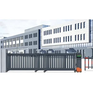 Factory Heavy-Duty Modern Automatic Electric Telescopic Wheel-Mounted Suspended Outdoor Sliding Gate