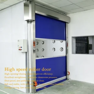 Factory High Speed PVC Fast Roller Shutter Door Automatic Rolling Up Door