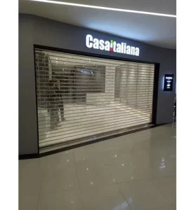 Factory High-speed Polyvinyl Chloride Rainproof Windproof Crystal-clear Roller Shutter Door