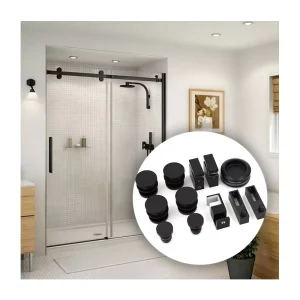 Factory Manufacturer Shower Glass Hardware System Kit Frameless Sliding Glass Door Accessories