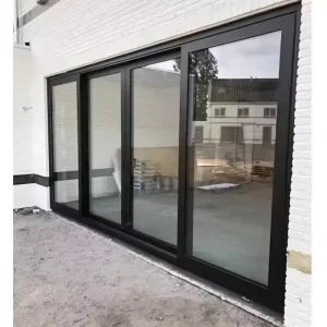 Factory Outlet Modern Design Waterproof Durable Tempered Glass Soundproof Heavy Duty Aluminium Sliding Door for Outdoor Balcony