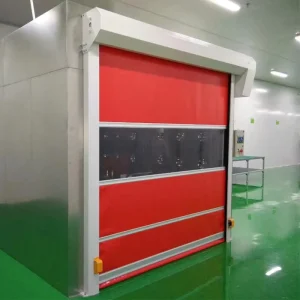 Factory PVC High-Speed Roller Shutter Door, Sound and Heat Insulation, Lightweight, Easy Maintenance