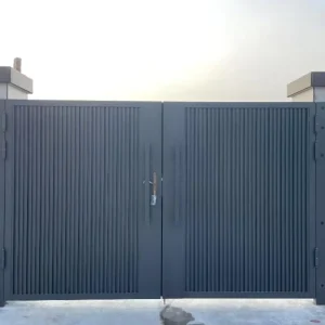 Factory Powder Coated Anti Rust Aluminum Gate Decorative Aluminum Art Main Gate Villa Courtyard Entrance