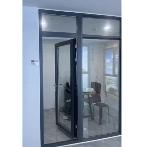 Factory Price Casement Glass Double Glazed Aluminum Tempered Glass Door for Balcony Commercial Building Apartment House Room