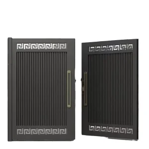 Factory Price New Model Powder Coated Black Aluminum Single Gate Sidewalk Gate Nice Looking Swing Gate Aluminum Fence Gate