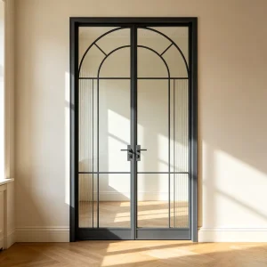 Factory Price Tempered Glass Safety Weatherproof Anti Rust Easy Clean Aluminum Casement Glass Door for Laundry Room