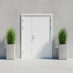 Factory Steel Fireproof Doors for Various Projects, Certified