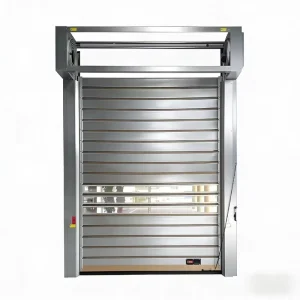 Factory Steel Roller Shutter Door with Silent Noise-Reducing Motor for Factory Workshops