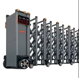 Factory Supply Automatic Electric Retractable Flexible Driveway Fence Gate